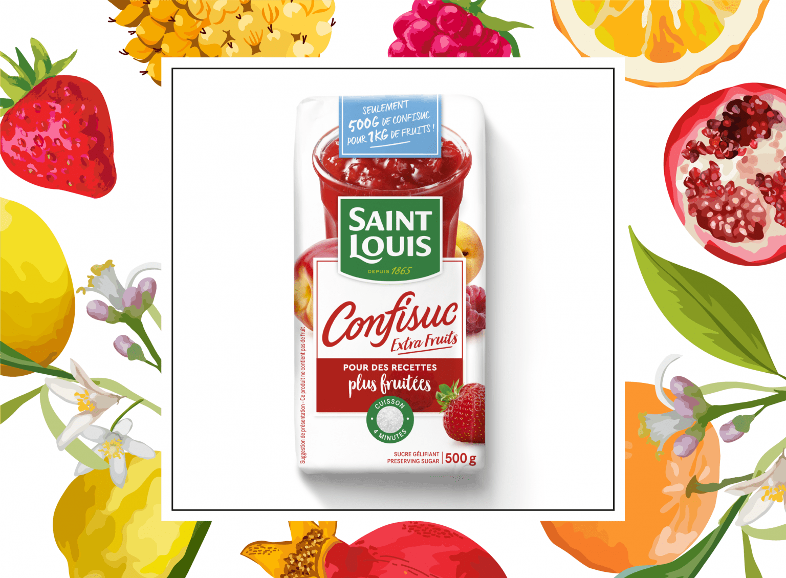 Confisuc Extra Fruits, pour des recettes encore plus fruitées ! Saint