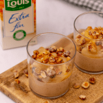 Verrines aux poires caramélisées et mousse à la crème de marron
